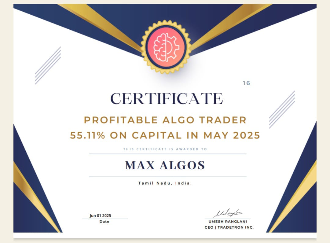 Profitable Trader certificate